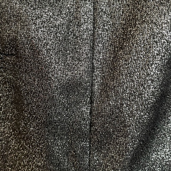 1725 Gorgeous Zara Black And Silver High Rise Metallic Pants  Size XS - Picture 7 of 9